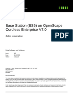 Atos Unify OpenScape Cordless E V7 - Sales Information Base Station 5 External