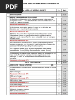 Com3703 Marking Rubric - Assignment 1 (2022) Jadie-Lee Moodly - 66292727