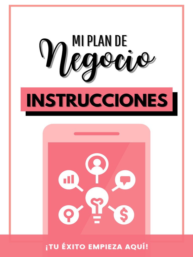 2023 Instrucciones - Plan de Negocio | PDF