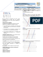 Ficha de Aprendizaje No.1 Sistemas de Ecuaciones Met. Grafico