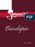 Cardapio