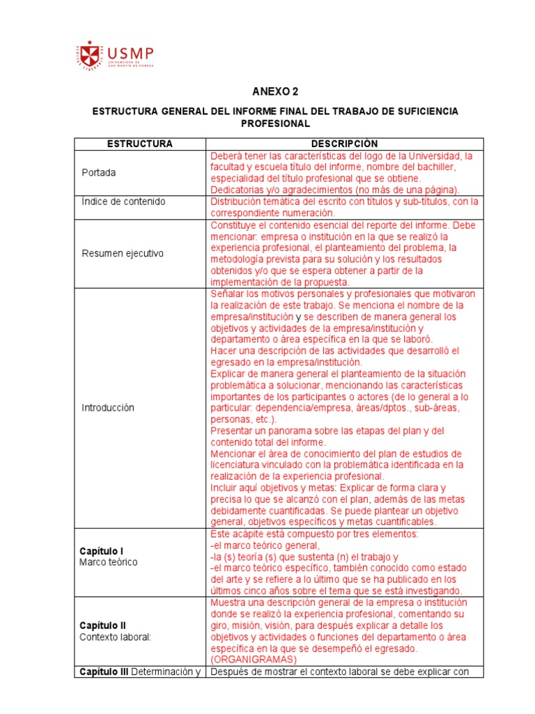 ANEXO 2 (Estructura Del Trabajo) | PDF | Planificación | Paradigma