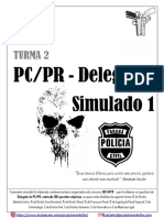 Simulado 1 - Delegado PC-PR - Turma 2 - Sem Comentários