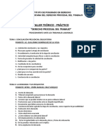 Taller Teorico-Practico Derecho Procesal Del Trabajo