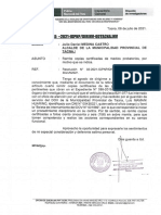 Caso Huarina - Oficio Policia