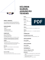 Dálerem Samuel Assunção Teixeira: Perfil Pessoal