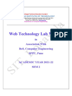 Web Technology Sppu