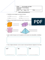 Teste de Matemática 5ano 4bim