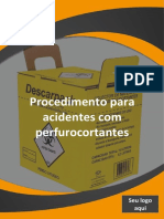 NR32 - Procedimento para acidentes com perfurocortantes - 2023