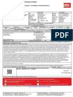 Motor Insurance - Two Wheeler Comprehensive Policy