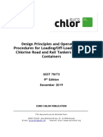 11 - GEST 78 73 Edition 9 - Design Principles and Operational, Procedures For Loading Off-Loading Liquid Cl2 Road Rail Tankers