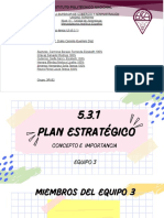 5.3.1 Concepto e Importancia Del Plan Estratégico de La Mercadotecnia