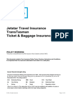 Jetstar Travel Insurance TransTasman Ticket &amp Baggage Insurance