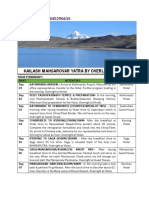 Pankaja Acharya MT Kailash Overland Tour Itinerary - Jun 2023