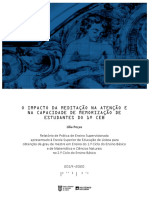 Relatório Final. O Impacto Da Meditação. Peças1