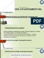 U1. Clase 6. - Operacionalización de Variables