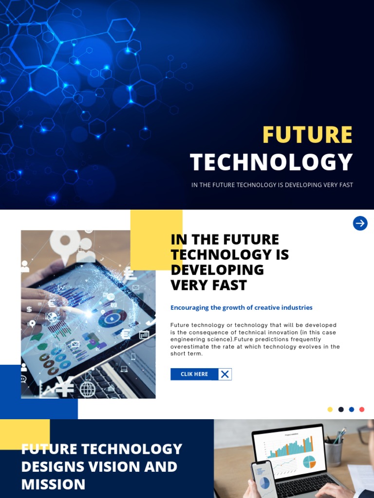 Blue & Yellow Professional Future Technology Presentation | PDF ...