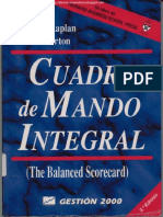 Cuadro de Mando Integral - 2da Edición - Robert S. Kaplan & David P. Norton