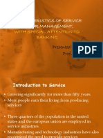 Characteristics of Service Sector Management