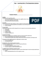 Learning Aim C - Respiratory Workbook