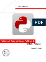 Tutorial Pemrograman Python 2 Untuk Pemu