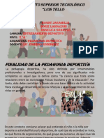 Finalidad de La Pedagogia Deportiva - expoCISION