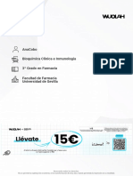 Tema-9.Pdf: Anacobo Bioquímica Clínica E Inmunología 3º Grado en Farmacia Facultad de Farmacia Universidad de Sevilla