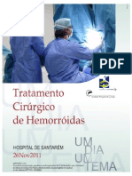 Tratamento Cirurgico de Hemorroidas - Cartaz