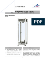 3B Scientific Physics: Pêndulo de Foucault @115 V 1000747 Pêndulo de Foucault @230 V 1000748