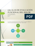 3 Escalas de Evaluación Funcional Del Dolor