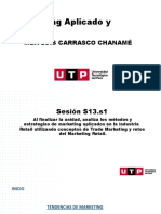 Marketing Aplicado y Retail: Mba Luis Carrasco Chanamé