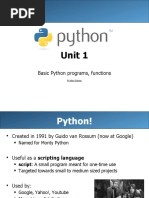 Python 01-Basics-Functions