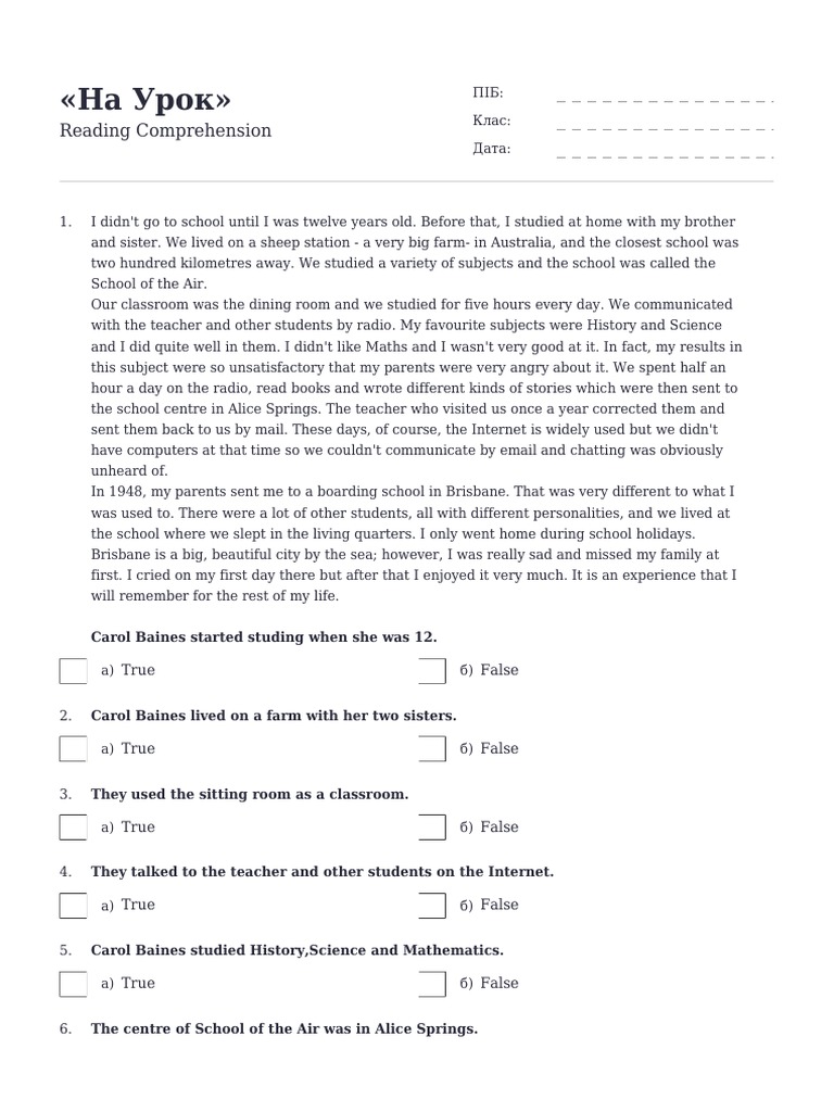 Reading Comprehension 2327000 Pdf