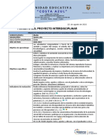 Proyecto Interdiciplinario Segundo Parcial Quinto