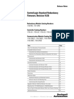 Controllogix Standard Redundancy Firmware, Revision 16.56: Redundancy Module Catalog Numbers