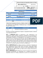 REG-SST-002 Reglamento de Higiene y Seguridad Industrial