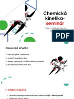 Chemicka Kinetika Preze Seminar