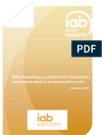 Informe: Video Marketing y Publicidad en Vídeo Online - IAB