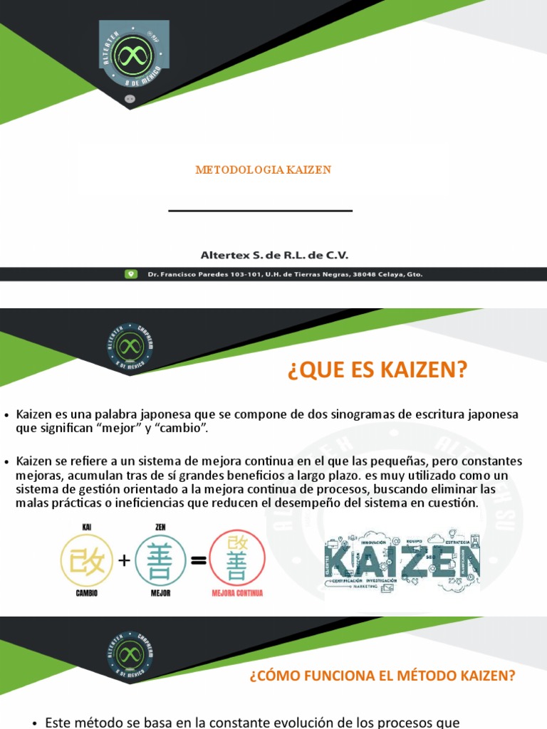 Kaizen - Mejora Continua | PDF | Negocios