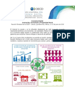 Economía Digital - Innovación, Crecimiento y Prosperidad Social Reunión Ministerial de La OCDE - Cancún, Quintana Roo, México, 21-23 de Junio de 2016
