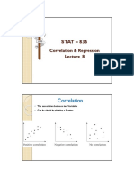 Correlation & Regression - Lec - 6