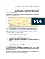 El Rol de Los Sistemas de Información en Los Negocios Actuales