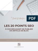 Checklits 20points SEO