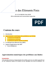 Methode Des Elements Finis 1920 - 2. Approximation Numerique Des Problemes Aux Limites