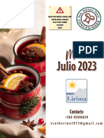 Menú Julio 2023