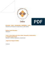 Tarea 4 Caso Aplicación de La Oferta, Demanda y Elasticidad A La Realidad Empresarial