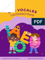 Las Vocales - Lectoescritura