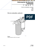 Manual de Taller Camiones Volvo Filtro Combustible Sustitucion