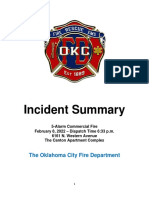 Canton Fire Incident Summary