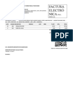 Factura Electró Nica: Inversiones Ferreteras Porvenir E.I.R.L